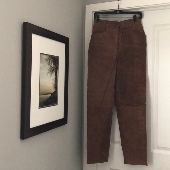 Vintage Pants - Vintage High-Rise Leather Pants!